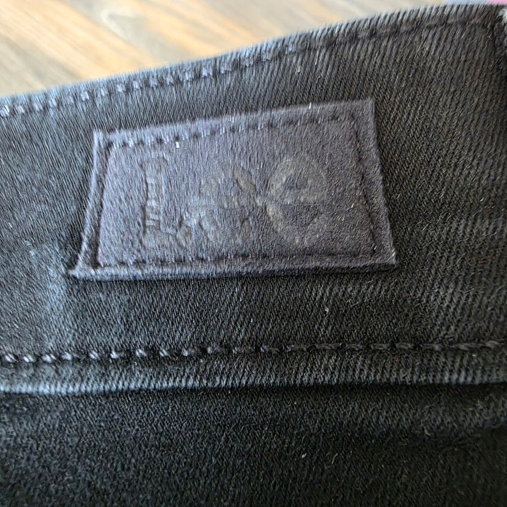 Lee Regular Fit Bootcut Mid Rise Flex Motion Black Jeans Womens 16 Long - Picture 9 of 12